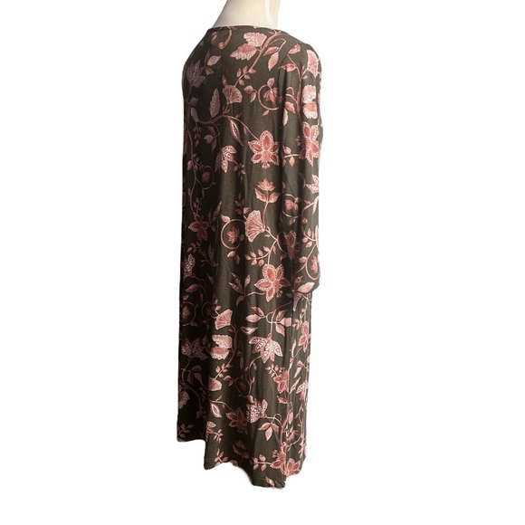 J.Jill women long sleeve floral dress - Picture 2 of 9